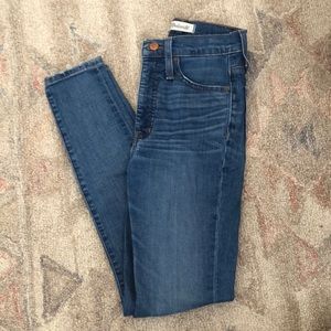 Madewell 11” high rise skinny